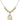 Pope Saint Eugene I Crystal Necklace | 3/4 inch | 6mm Beads _x0014_  14kt Gold Filled