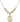 Pope Saint Eugene I Crystal Necklace | 3/4 inch | 6mm Beads _x0014_  14kt Gold Filled