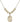 Saint Dunstan Crystal Necklace | 3/4 inch | 6mm Beads _x0014_  14kt Gold Filled