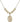 Saint Eustachius Crystal Necklace | 3/4 inch | 6mm Beads _x0014_  14kt Gold Filled