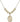 Saint John Chrysostom Crystal Necklace | 3/4 inch | 6mm Beads _x0014_  14kt Gold Filled