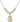 Saint Paula Crystal Necklace | 3/4 inch | 6mm Beads _x0014_  14kt Gold Filled