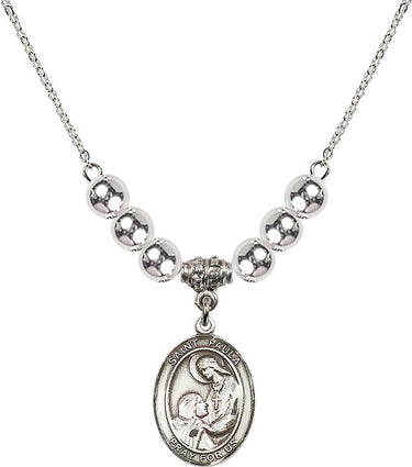 Saint Paula Crystal Necklace | 3/4 inch | 6mm Beads | N32-8359