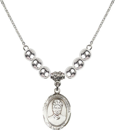 Saint Josephine Bakhita Crystal Necklace | 3/4 inch | 6mm Beads | N32-8360