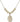 Saint Edwin Crystal Necklace | 3/4 inch | 6mm Beads _x0014_  14kt Gold Filled