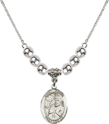 Saint Edwin Crystal Necklace | 3/4 inch | 6mm Beads | N32-8361