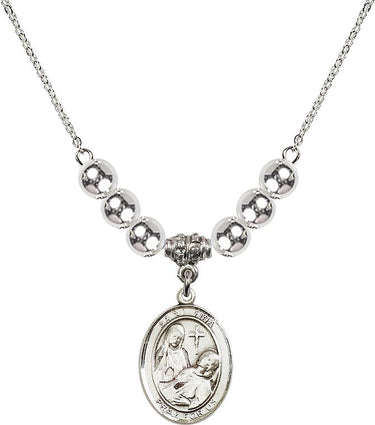 Saint Fina Crystal Necklace | 3/4 inch | 6mm Beads | N32-8364