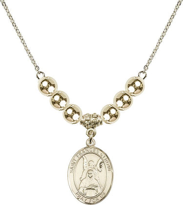 Saint Frances of Rome Crystal Necklace | 3/4 inch | 6mm Beads | N32-8365