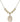 Divine Mercy Crystal Necklace | 3/4 inch | 6mm Beads _x0014_  14kt Gold Filled