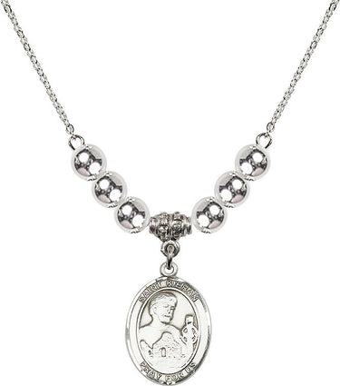 Saint Kieran Crystal Necklace | 3/4 inch | 6mm Beads | N32-8367