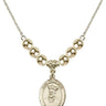 Saint Philip Neri Crystal Necklace | 3/4 inch | 6mm Beads _x0014_  14kt Gold Filled