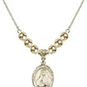 Saint Rose Philippine Duchesne Crystal Necklace | 3/4 inch | 6mm Beads _x0014_  14kt Gold Filled