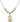 Saint Anne Crystal Necklace | 3/4 inch | 6mm Beads _x0014_  14kt Gold Filled