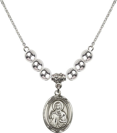 Saint Marina Crystal Necklace | 3/4 inch | 6mm Beads | N32-8379