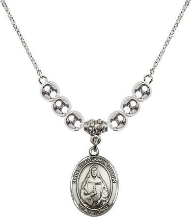 Saint Theodora Crystal Necklace | 3/4 inch | 6mm Beads | N32-8382