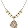 Our Lady of Assumption Crystal Necklace | 3/4 inch | 6mm Beads _x0014_  14kt Gold Filled