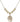 Saint Daria Crystal Necklace | 3/4 inch | 6mm Beads _x0014_  14kt Gold Filled