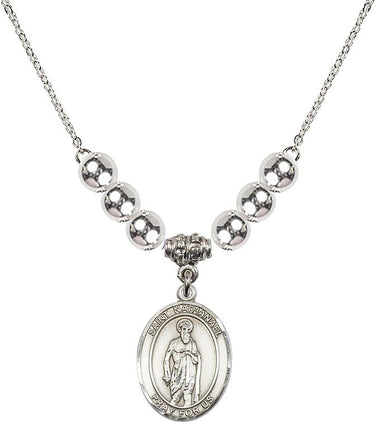 Saint Nathanael Crystal Necklace | 3/4 inch | 6mm Beads