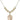 Saint Columbkille Crystal Necklace | 3/4 inch | 6mm Beads _x0014_  14kt Gold Filled