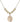 Saint Columbkille Crystal Necklace | 3/4 inch | 6mm Beads _x0014_  14kt Gold Filled