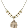Saint Eligius of Noyon Crystal Necklace | 3/4 inch | 6mm Beads _x0014_  14kt Gold Filled