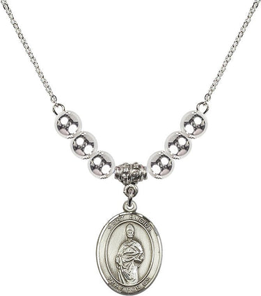 Collar de cristal de San Eligio de Noyon | 1,9 cm | Cuentas de 6 mm | N32-8402