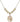 Saint Viator of Bergamo Crystal Necklace | 3/4 inch | 6mm Beads _x0014_  14kt Gold Filled