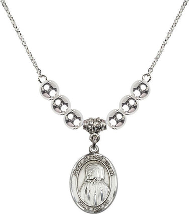 Saint Jeanne Jugan Crystal Necklace | 3/4 inch | 6mm Beads