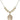 Our Lady of Rosa Mystica Crystal Necklace | 3/4 inch | 6mm Beads _x0014_  14kt Gold Filled