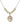 Our Lady of Rosa Mystica Crystal Necklace | 3/4 inch | 6mm Beads _x0014_  14kt Gold Filled
