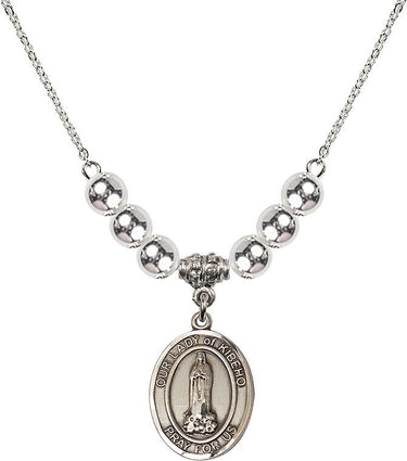 Our Lady of Kibeho Crystal Necklace | 3/4 inch | 6mm Beads | N32-8414