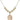 Saint Margaret Mary Alacoque Crystal Necklace | 3/4 inch | 6mm Beads _x0014_  14kt Gold Filled