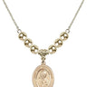 Blessed John Henry Newman Crystal Necklace | 3/4 inch | 6mm Beads _x0014_  14kt Gold Filled