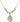 Saint Andre Bessette Crystal Necklace | 3/4 inch | 6mm Beads _x0014_  14kt Gold Filled