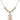 Saint Fabian Crystal Necklace | 3/4 inch | 6mm Beads _x0014_  14kt Gold Filled