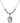 Guardian Angel with Children Crystal Necklace | 3/4 inch | 6mm Beads | N32-8439
