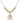 Saint Peter Claver Crystal Necklace | 3/4 inch | 6mm Beads _x0014_  14kt Gold Filled