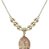 Saint Medard of Noyon Crystal Necklace | 3/4 inch | 6mm Beads _x0014_  14kt Gold Filled