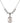 Saint Pius X V Crystal Necklace | 3/4 inch | 6mm Beads | N32-8452