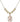 Saint Pope John XXIII Crystal Necklace | 3/4 inch | 6mm Beads _x0014_  14kt Gold Filled