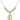 Saint Christopher Crystal Necklace | 3/4 inch | 6mm Beads _x0014_  14kt Gold Filled