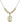 Saint Christopher Crystal Necklace | 3/4 inch | 6mm Beads _x0014_  14kt Gold Filled