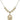 Saint Christopher Crystal Necklace | 3/4 inch | 6mm Beads _x0014_  14kt Gold Filled
