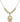 Saint Christopher Crystal Necklace | 3/4 inch | 6mm Beads _x0014_  14kt Gold Filled
