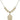 Saint Christopher Crystal Necklace | 3/4 inch | 6mm Beads _x0014_  14kt Gold Filled