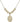 Saint Christopher Crystal Necklace | 3/4 inch | 6mm Beads _x0014_  14kt Gold Filled