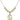 Saint Christopher Crystal Necklace | 3/4 inch | 6mm Beads _x0014_  14kt Gold Filled