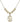 Saint Christopher Crystal Necklace | 3/4 inch | 6mm Beads _x0014_  14kt Gold Filled