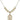 Saint Christopher Crystal Necklace | 3/4 inch | 6mm Beads _x0014_  14kt Gold Filled