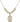 Saint Christopher Crystal Necklace | 3/4 inch | 6mm Beads _x0014_  14kt Gold Filled